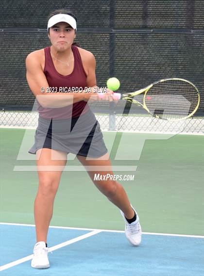 Thumbnail 3 in UIL 3A & 4A Tennis Doubles Semifinals photogallery.