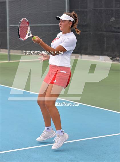 Thumbnail 1 in UIL 3A & 4A Tennis Doubles Semifinals photogallery.