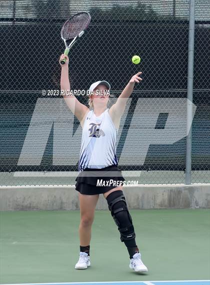 Thumbnail 1 in UIL 3A & 4A Tennis Doubles Semifinals photogallery.