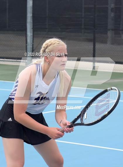Thumbnail 1 in UIL 3A & 4A Tennis Doubles Semifinals photogallery.