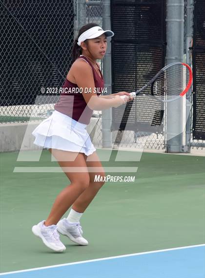 Thumbnail 1 in UIL 3A & 4A Tennis Doubles Semifinals photogallery.