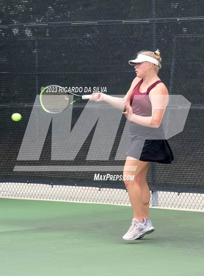 Thumbnail 1 in UIL 3A & 4A Tennis Doubles Semifinals photogallery.