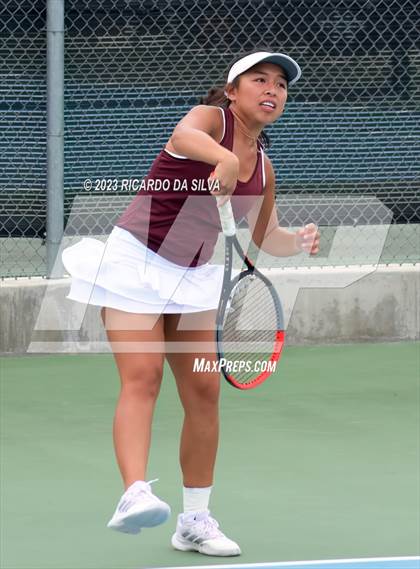 Thumbnail 3 in UIL 3A & 4A Tennis Doubles Semifinals photogallery.