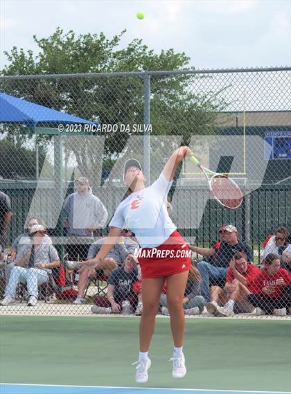 Thumbnail 2 in UIL 3A & 4A Tennis Doubles Semifinals photogallery.