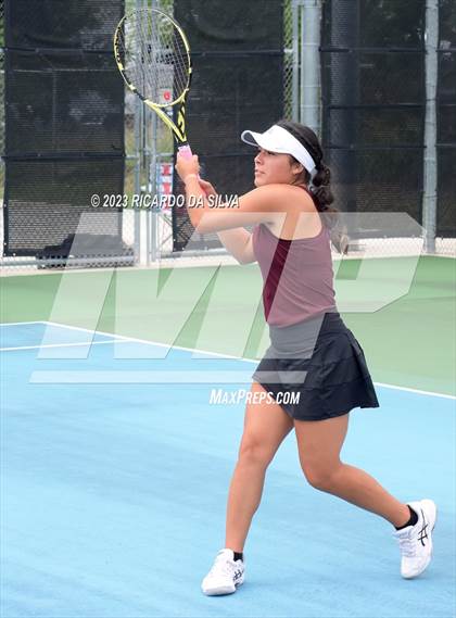 Thumbnail 1 in UIL 3A & 4A Tennis Doubles Semifinals photogallery.