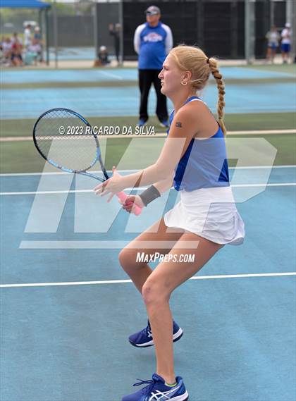 Thumbnail 1 in UIL 3A & 4A Tennis Doubles Semifinals photogallery.