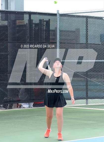 Thumbnail 3 in UIL 3A & 4A Tennis Doubles Semifinals photogallery.
