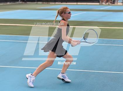 Thumbnail 3 in UIL 3A & 4A Tennis Doubles Semifinals photogallery.