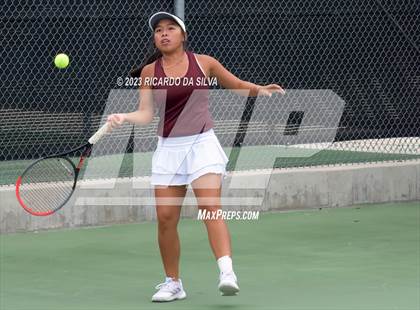 Thumbnail 2 in UIL 3A & 4A Tennis Doubles Semifinals photogallery.