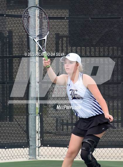 Thumbnail 1 in UIL 3A & 4A Tennis Doubles Semifinals photogallery.