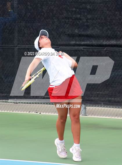 Thumbnail 1 in UIL 3A & 4A Tennis Doubles Semifinals photogallery.