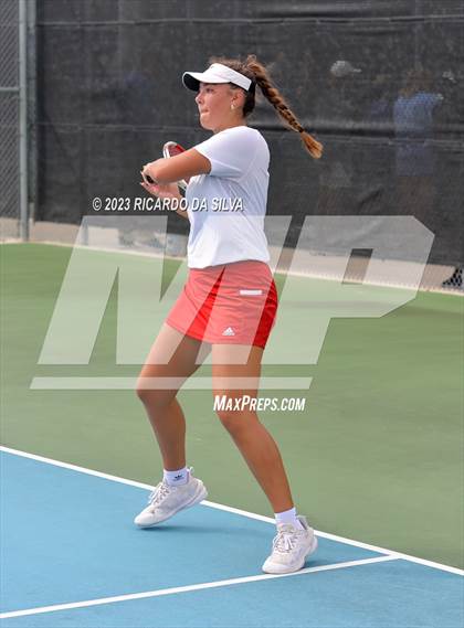 Thumbnail 2 in UIL 3A & 4A Tennis Doubles Semifinals photogallery.