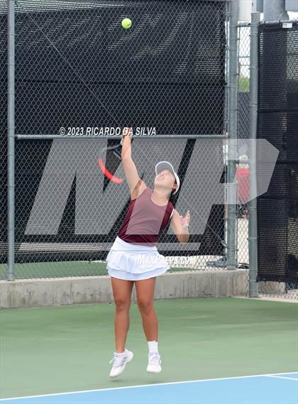 Thumbnail 3 in UIL 3A & 4A Tennis Doubles Semifinals photogallery.