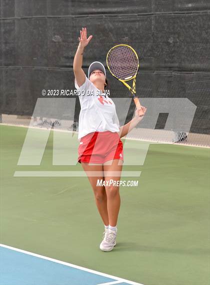 Thumbnail 1 in UIL 3A & 4A Tennis Doubles Semifinals photogallery.