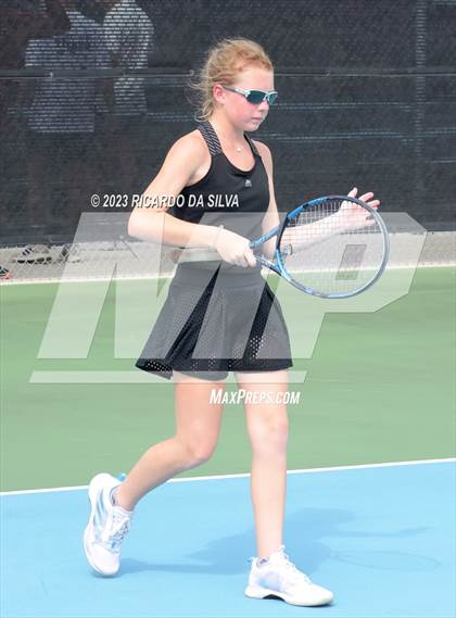 Thumbnail 1 in UIL 3A & 4A Tennis Doubles Semifinals photogallery.
