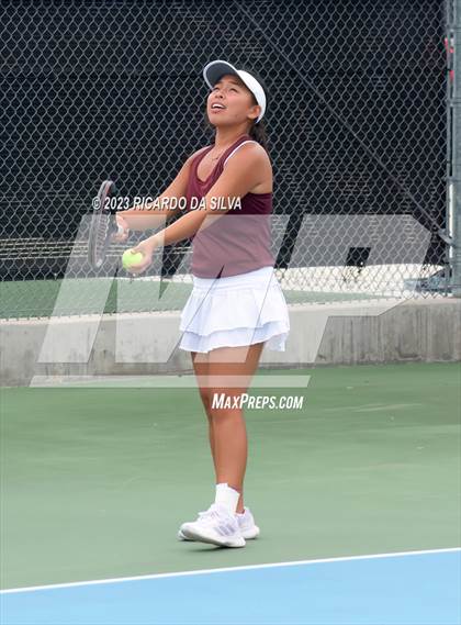Thumbnail 1 in UIL 3A & 4A Tennis Doubles Semifinals photogallery.