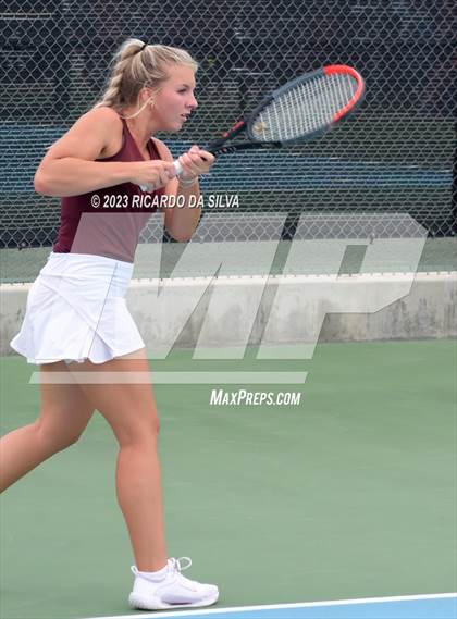 Thumbnail 3 in UIL 3A & 4A Tennis Doubles Semifinals photogallery.