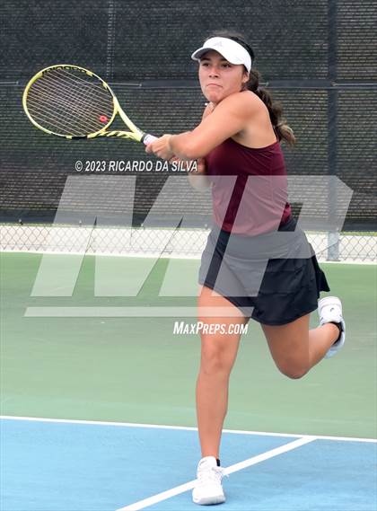 Thumbnail 1 in UIL 3A & 4A Tennis Doubles Semifinals photogallery.