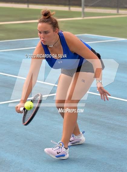 Thumbnail 3 in UIL 3A & 4A Tennis Doubles Semifinals photogallery.
