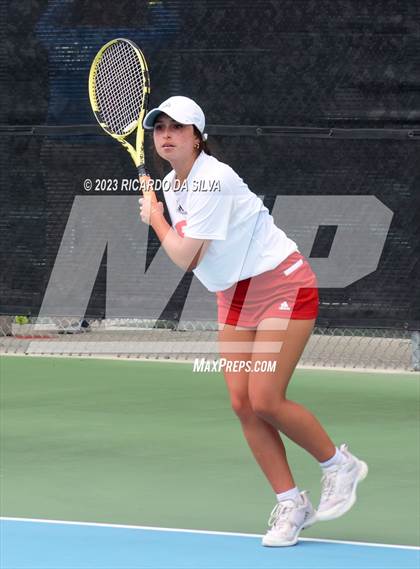 Thumbnail 3 in UIL 3A & 4A Tennis Doubles Semifinals photogallery.