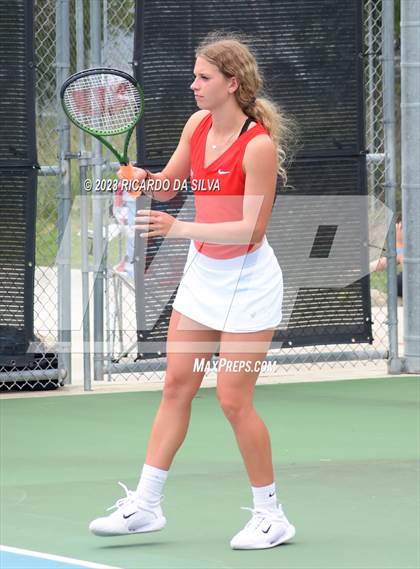 Thumbnail 2 in UIL 3A & 4A Tennis Doubles Semifinals photogallery.
