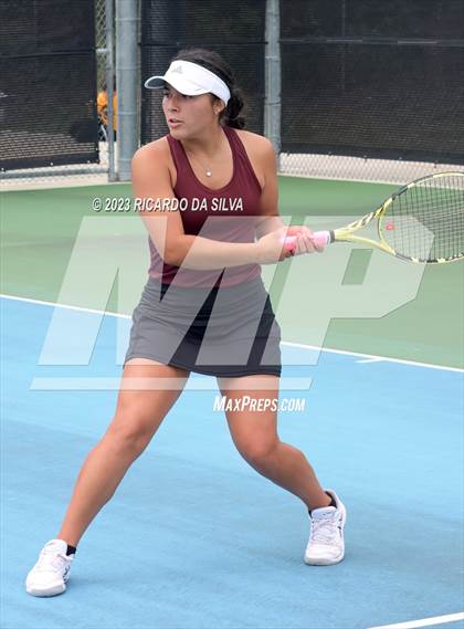 Thumbnail 2 in UIL 3A & 4A Tennis Doubles Semifinals photogallery.