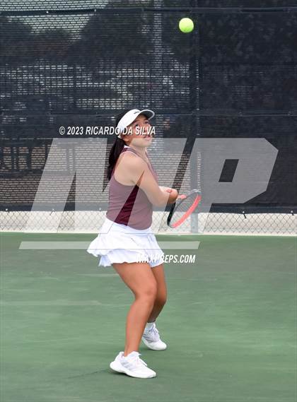 Thumbnail 2 in UIL 3A & 4A Tennis Doubles Semifinals photogallery.