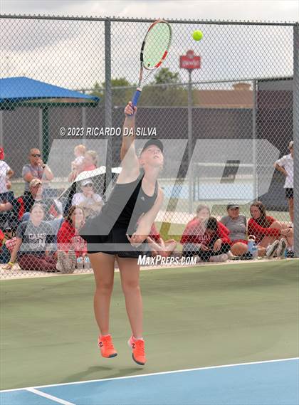 Thumbnail 2 in UIL 3A & 4A Tennis Doubles Semifinals photogallery.