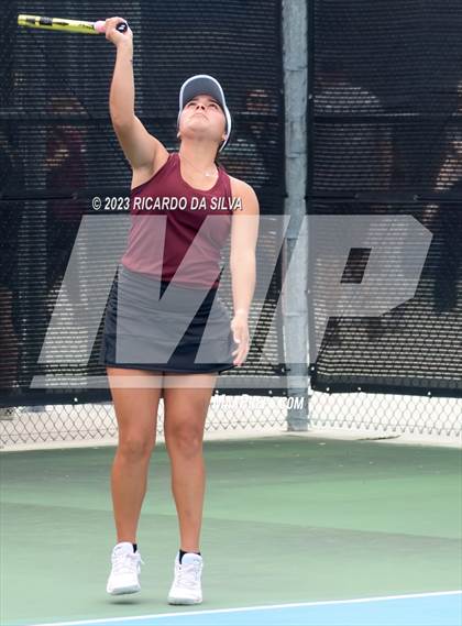 Thumbnail 2 in UIL 3A & 4A Tennis Doubles Semifinals photogallery.