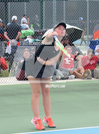 Thumbnail 3 in UIL 3A & 4A Tennis Doubles Semifinals photogallery.