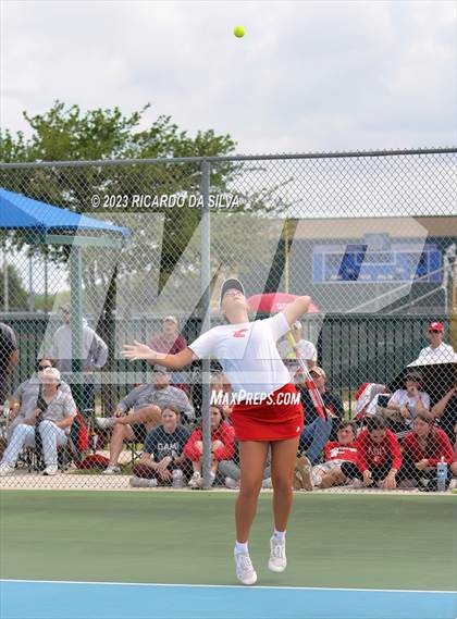 Thumbnail 3 in UIL 3A & 4A Tennis Doubles Semifinals photogallery.