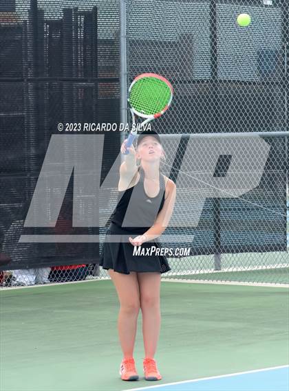 Thumbnail 1 in UIL 3A & 4A Tennis Doubles Semifinals photogallery.