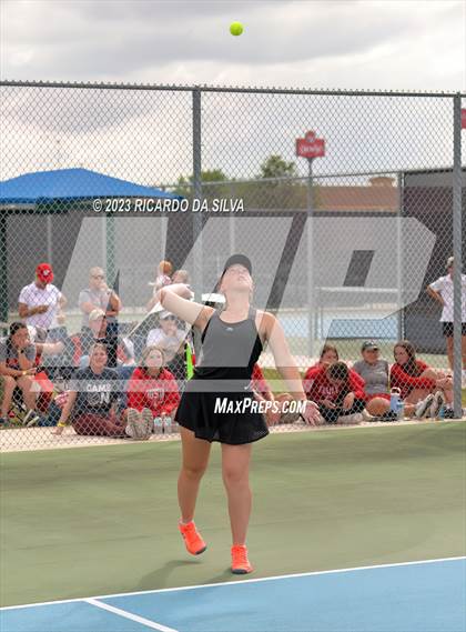 Thumbnail 1 in UIL 3A & 4A Tennis Doubles Semifinals photogallery.