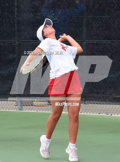 Thumbnail 1 in UIL 3A & 4A Tennis Doubles Semifinals photogallery.