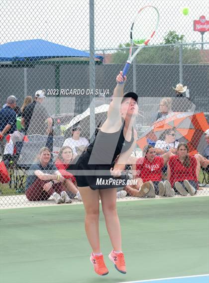 Thumbnail 1 in UIL 3A & 4A Tennis Doubles Semifinals photogallery.