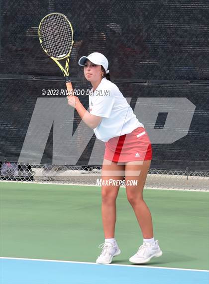 Thumbnail 2 in UIL 3A & 4A Tennis Doubles Semifinals photogallery.