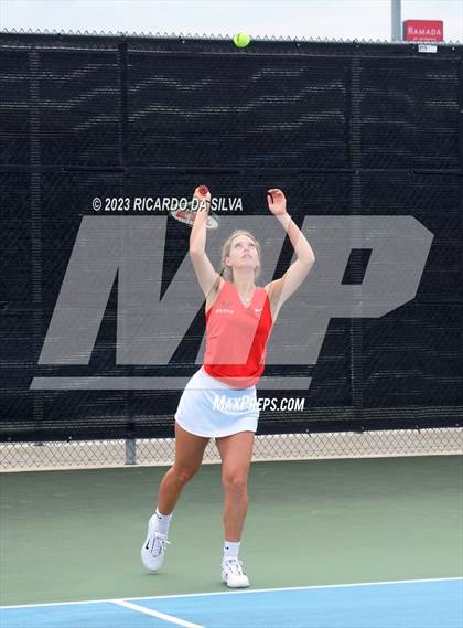 Thumbnail 1 in UIL 3A & 4A Tennis Doubles Semifinals photogallery.