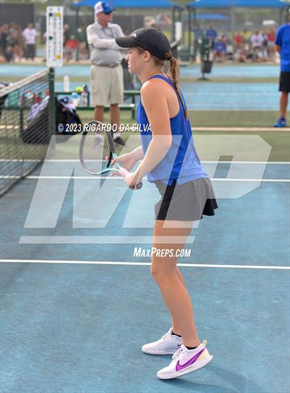 Thumbnail 1 in UIL 3A & 4A Tennis Doubles Semifinals photogallery.