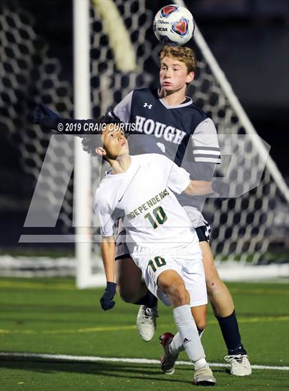 Thumbnail 3 in Independence @ Hough (NCHSAA 4A 2nd Round Playoff) photogallery.