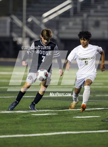 Thumbnail 2 in Independence @ Hough (NCHSAA 4A 2nd Round Playoff) photogallery.