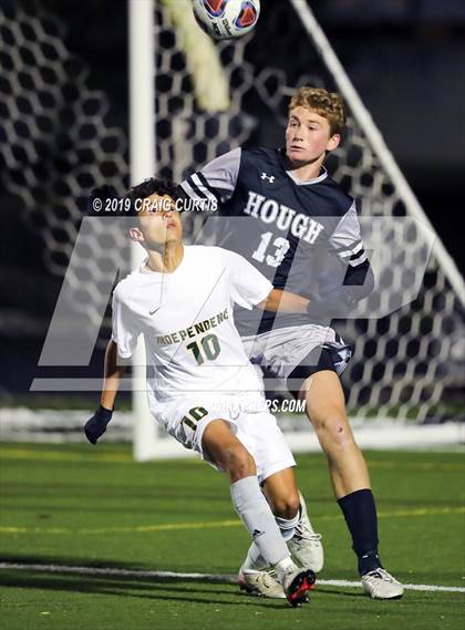 Thumbnail 2 in Independence @ Hough (NCHSAA 4A 2nd Round Playoff) photogallery.