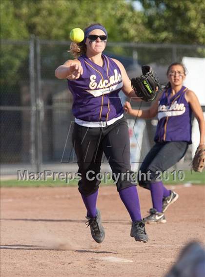 Thumbnail 1 in Escalon vs. Hughson (CIF SJS D5 Playoffs) photogallery.