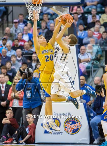 Thumbnail 1 in Homestead vs. Evansville Reitz  (IHSAA 4A Final) photogallery.