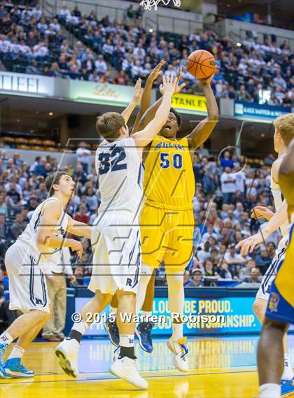 Thumbnail 1 in Homestead vs. Evansville Reitz  (IHSAA 4A Final) photogallery.