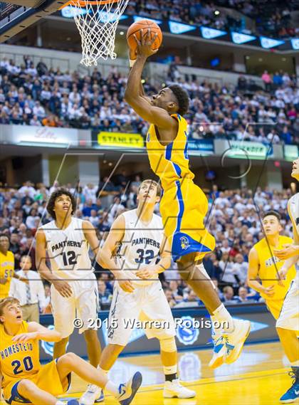Thumbnail 2 in Homestead vs. Evansville Reitz  (IHSAA 4A Final) photogallery.