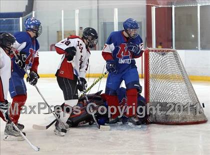 Thumbnail 1 in Manitowoc United @ Oshkosh Ice Hawks  photogallery.