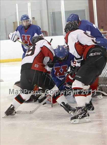 Thumbnail 2 in Manitowoc United @ Oshkosh Ice Hawks  photogallery.