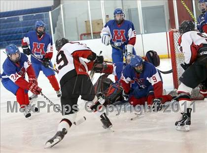 Thumbnail 3 in Manitowoc United @ Oshkosh Ice Hawks  photogallery.