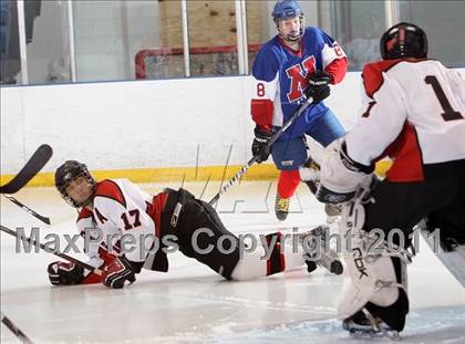 Thumbnail 2 in Manitowoc United @ Oshkosh Ice Hawks  photogallery.