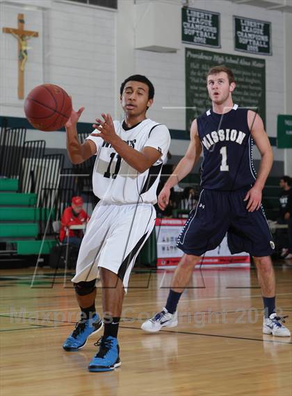 Thumbnail 3 in Renaissance Academy vs. Mission Prep (MLK Showcase) photogallery.